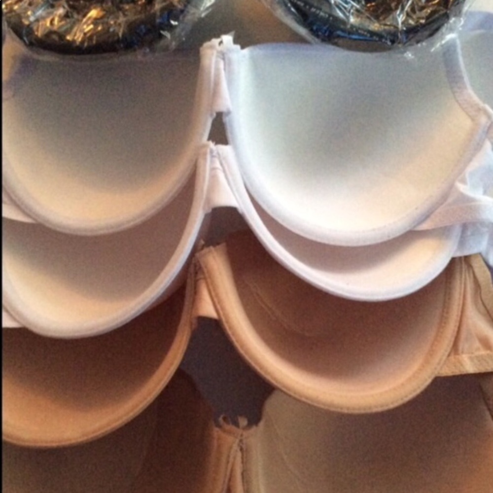 6 underwire bra’s Black Nude White NWT - Picture 3 of 4